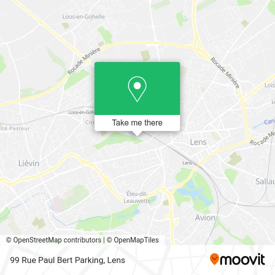 99 Rue Paul Bert Parking map