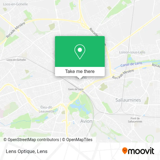 Lens Optique map