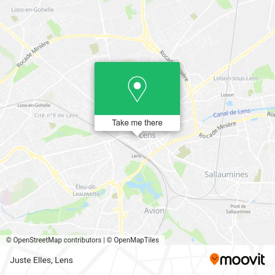 Juste Elles map