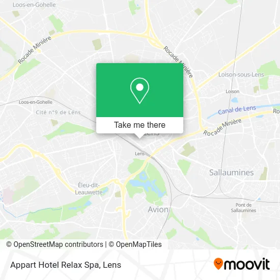 Appart Hotel Relax Spa map