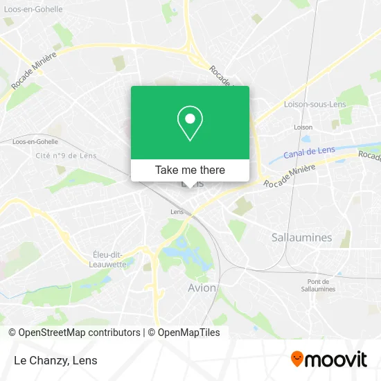 Le Chanzy map