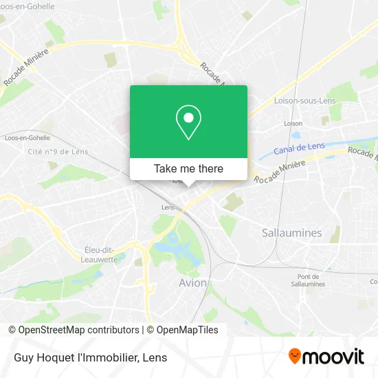 Guy Hoquet l'Immobilier map