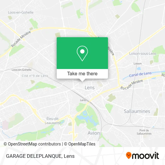 GARAGE DELEPLANQUE map