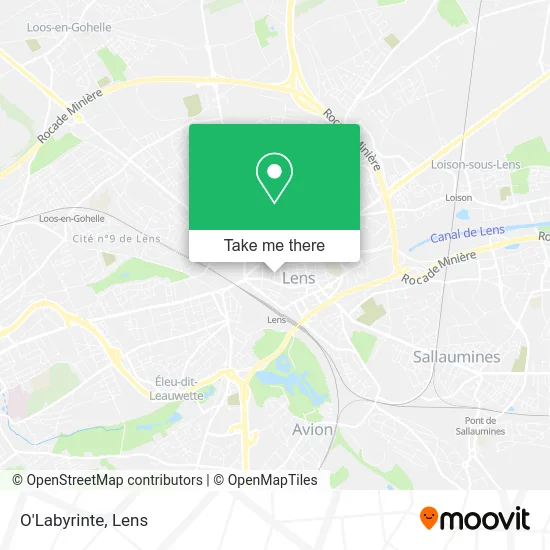 O'Labyrinte map