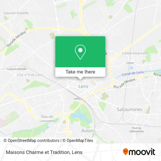 Maisons Charme et Tradition map
