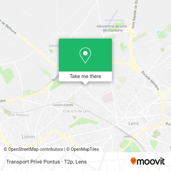Transport Privé Pontus - T2p map