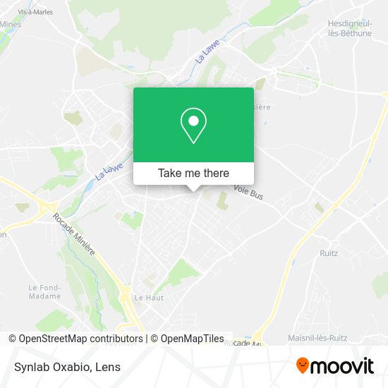 Synlab Oxabio map