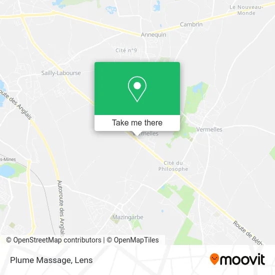 Plume Massage map