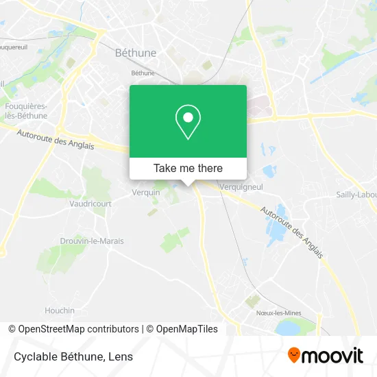 Cyclable Béthune map