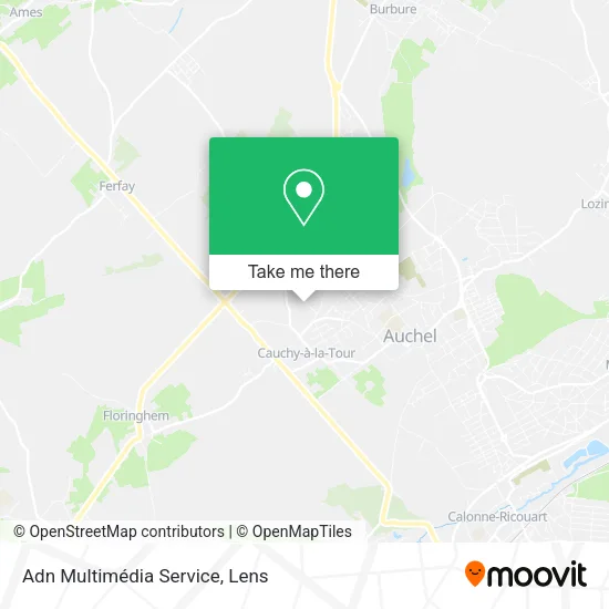 Adn Multimédia Service map