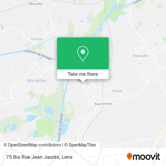 75 Bis Rue Jean Jaurès map