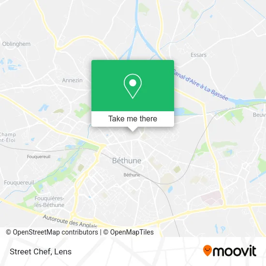 Street Chef map
