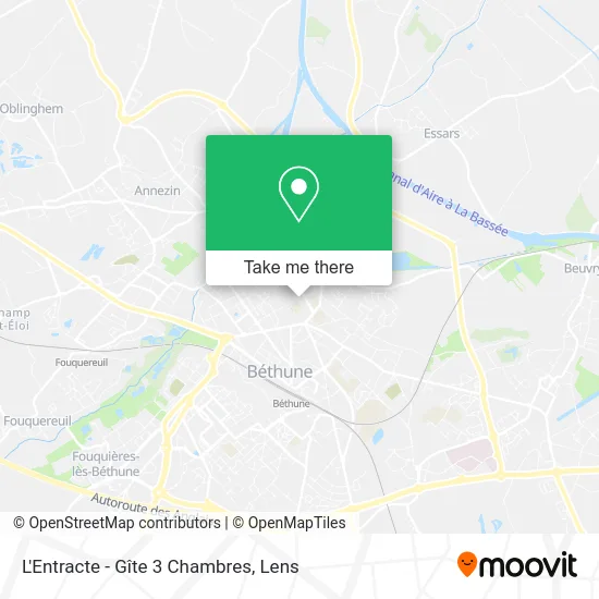 L'Entracte - Gîte 3 Chambres map