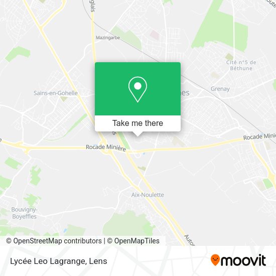 Lycée Leo Lagrange map