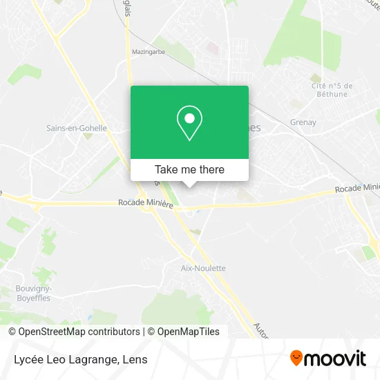 Lycée Leo Lagrange map