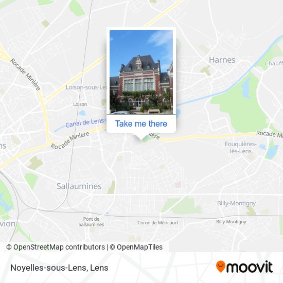 Noyelles-sous-Lens map