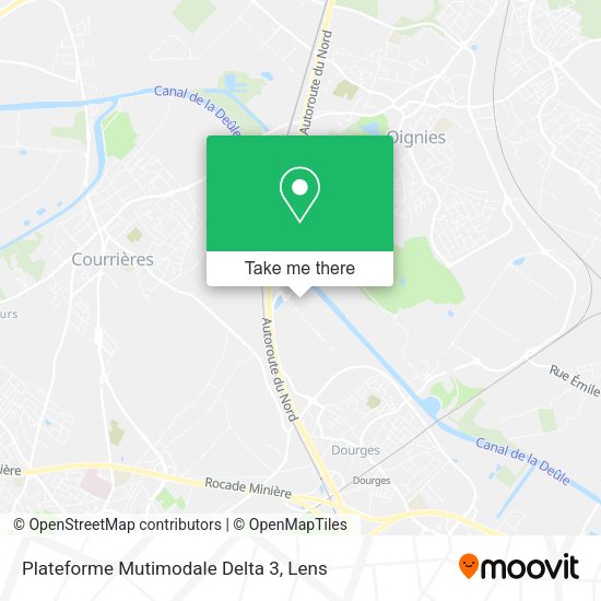 Plateforme Mutimodale Delta 3 map