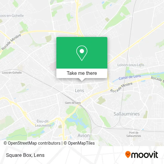 Square Box map