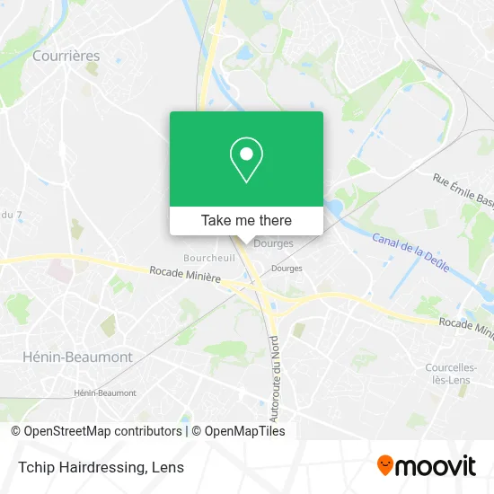 Tchip Coiffure map