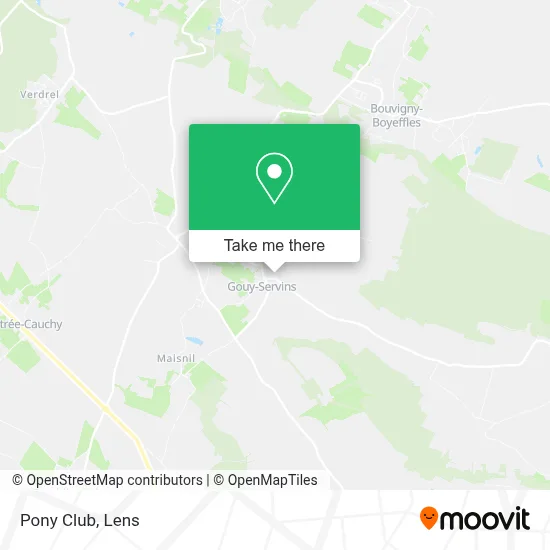 Poney Club map