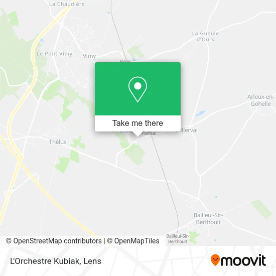 L'Orchestre Kubiak map