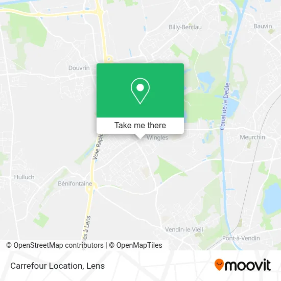 Carrefour Location map