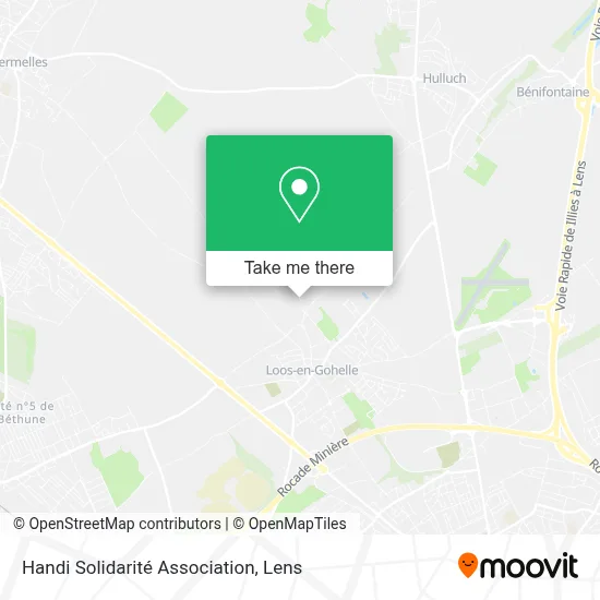 Handi Solidarité Association map