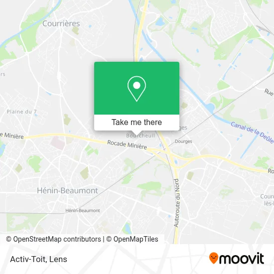 Activ-Toit map