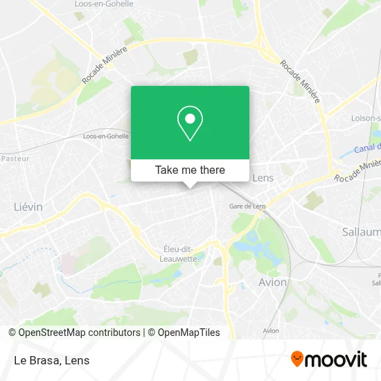 Le Brasa map