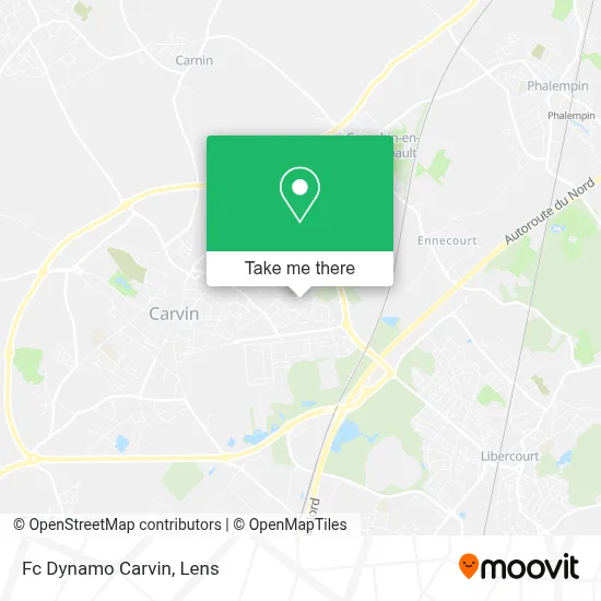 Fc Dynamo Carvin map