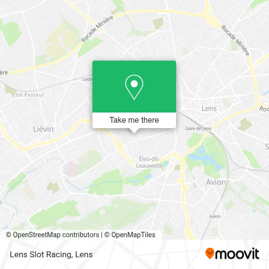 Lens Slot Racing map