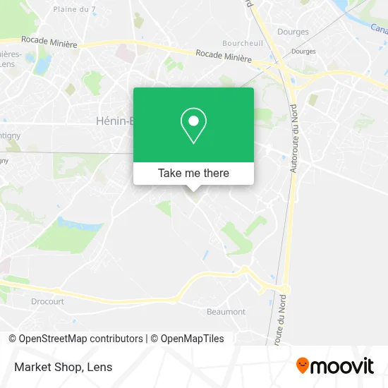 Market Shop map
