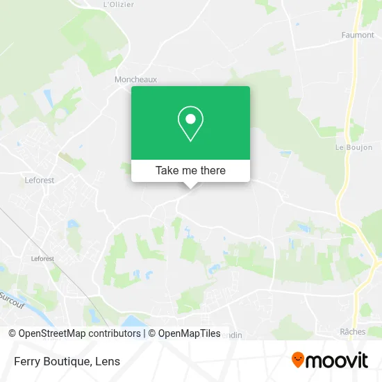 Ferry Boutique map