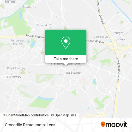 Crocodile Restaurants map