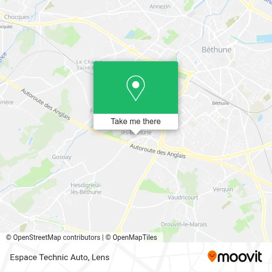 Espace Technic Auto map