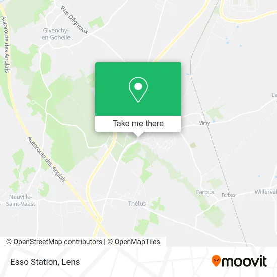 Station Esso map