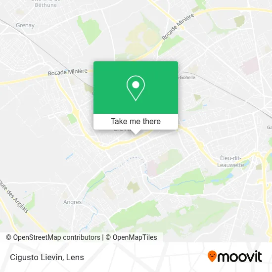 Cigusto Lievin map