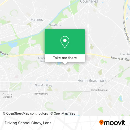 Driving School Cindy map