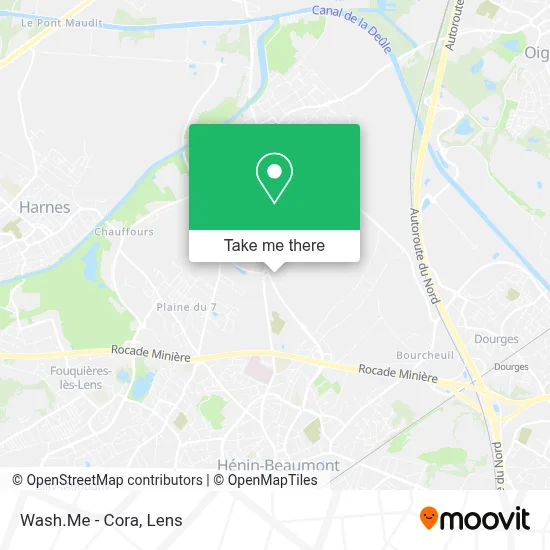 Wash.Me - Cora map