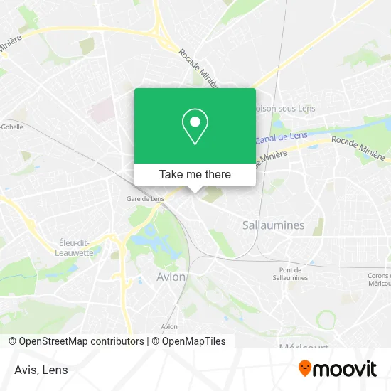 Avis map