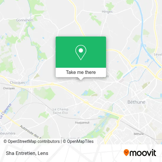 Sha Entretien map