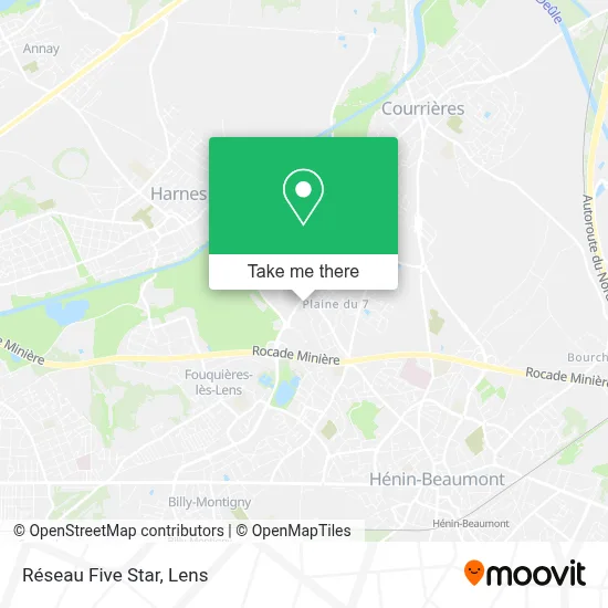 Réseau Five Star map