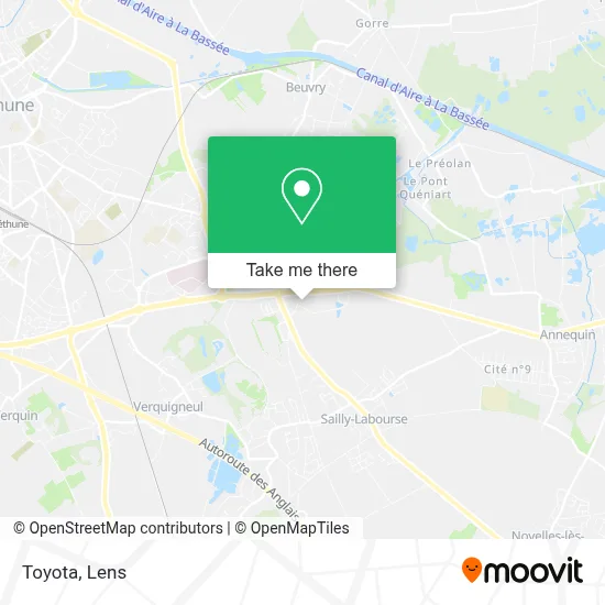 Toyota map