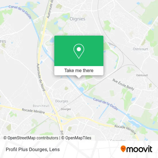 Profil Plus Dourges map