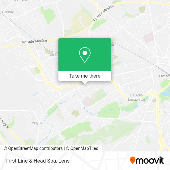 First Line & Head Spa map