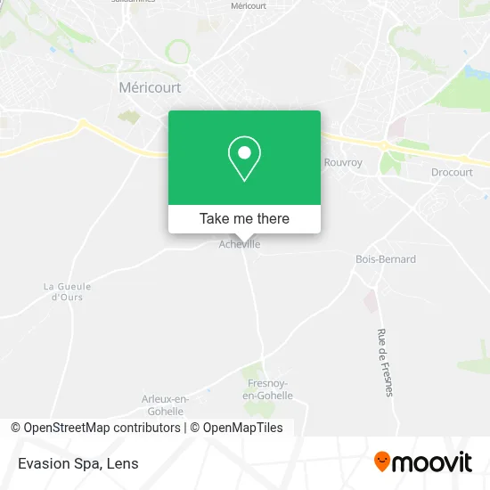 Evasion Spa map