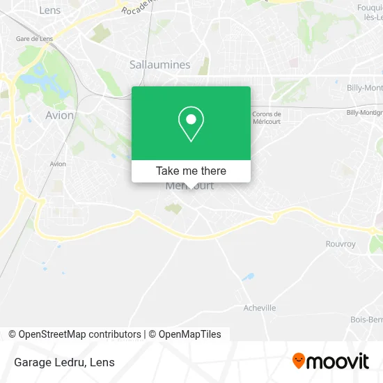 Garage Ledru map