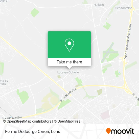 Ferme Dedourge Caron map