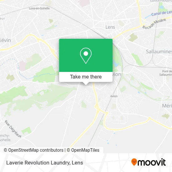 Laverie Revolution Laundry map