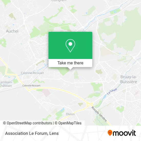 Association Le Forum map
